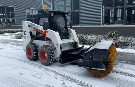 Convoluted Iron Ring Road Cleaning Equipment Wafer Brush PP Steel Wire Combo Sweeper Replacement Wafer Broom Snow Sweeping Brush